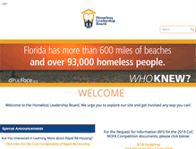 Tablet Screenshot of pinellashomeless.org